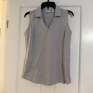 Lady Hagen Gray Sleeveless Women's Golf Tank